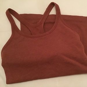 lululemon athletica Rust Tank Top